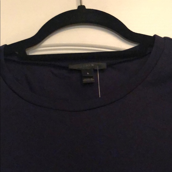 ⭐️⭐️⭐️NWT JCREW NAVY TEE W/BLUE OXFORD TIE SMALL! - Picture 3 of 6